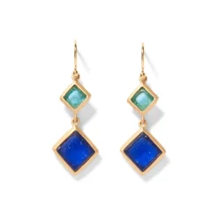 The Met Store Earrings*Mosaic Column Drop Earrings