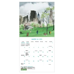 The Met Store Calendars*New York in Art Mini Wall Calendar 2025