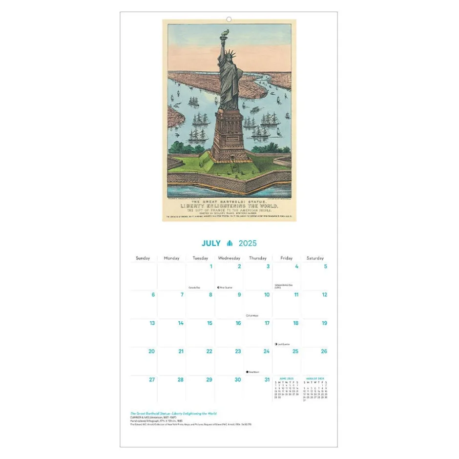 The Met Store Calendars*New York in Art Mini Wall Calendar 2025
