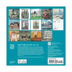 The Met Store Calendars*New York in Art Mini Wall Calendar 2025