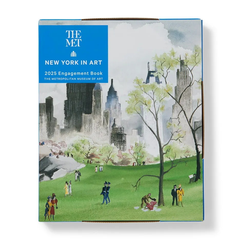 The Met Store Calendars*New York in Art Spiral-Bound Engagement Calendar 2025