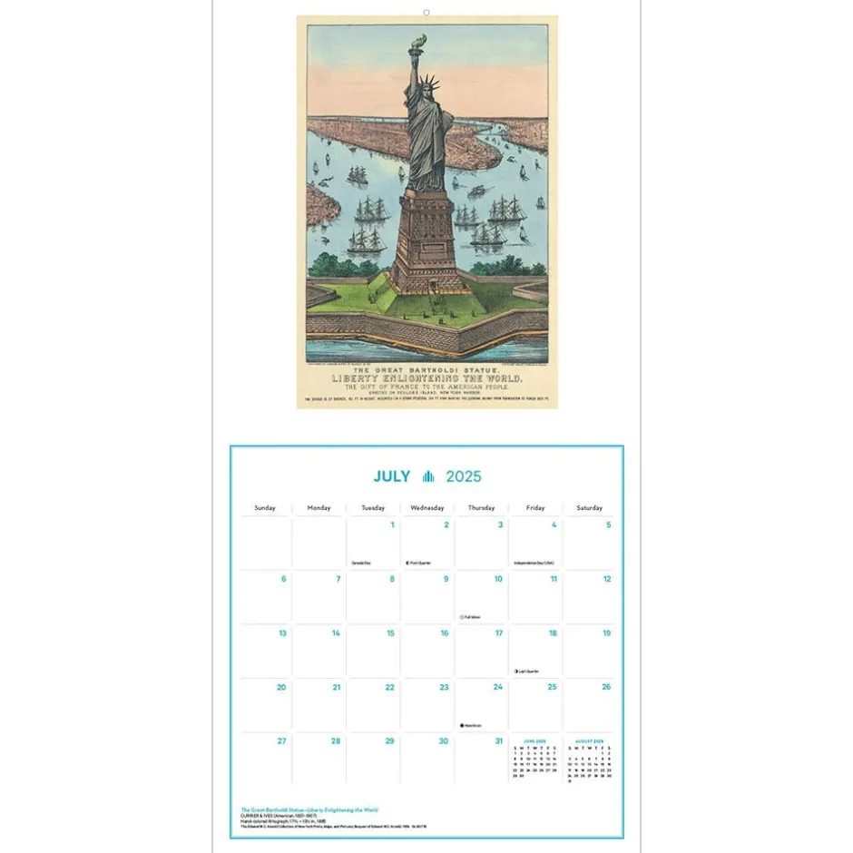 The Met Store Calendars*New York in Art Wall Calendar 2025