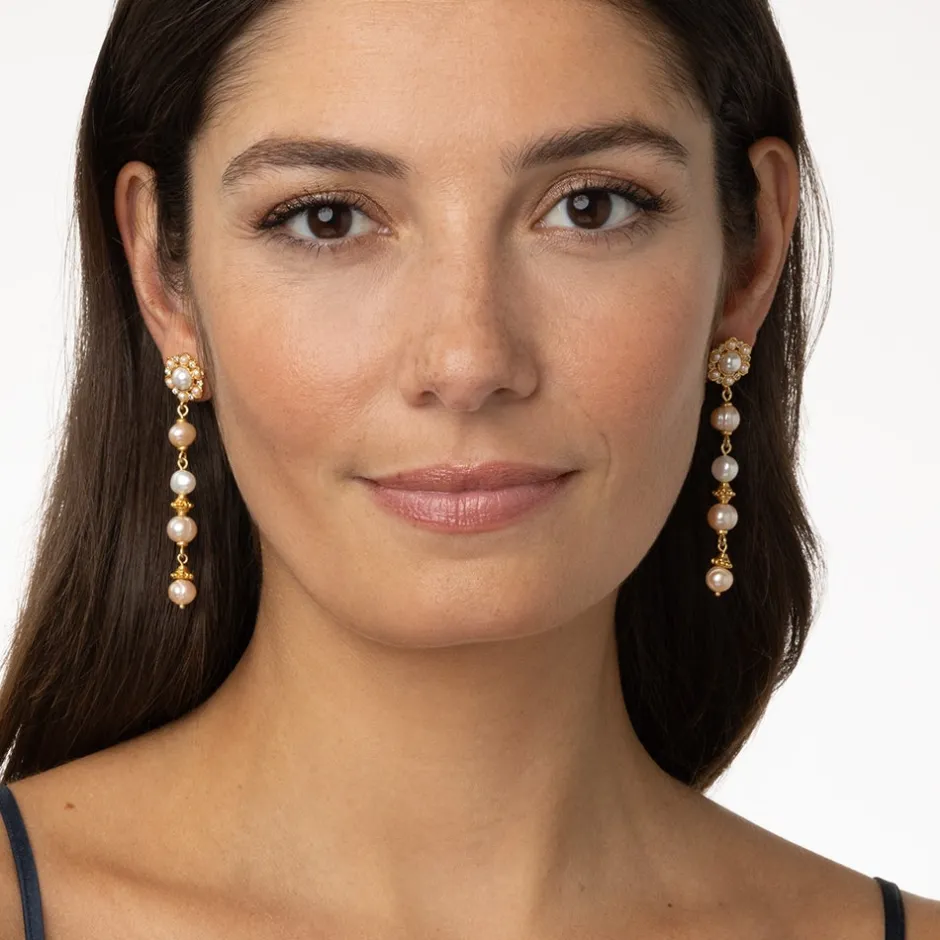The Met Store Earrings*Philippine Pearl Linear Drop Earrings