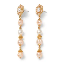 The Met Store Earrings*Philippine Pearl Linear Drop Earrings