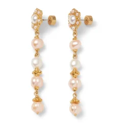 The Met Store Earrings*Philippine Pearl Linear Drop Earrings