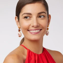 The Met Store Earrings*Qing Bottle Lotus Pond Drop Earrings