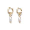 The Met Store Earrings*Royal Tudor Small Hoop Earrings with Pearls