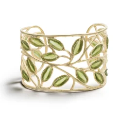The Met Store Bracelets*Sage Leaf Cuff