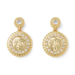 The Met Store Earrings*Spanish Day and Night Sun Drop Earrings