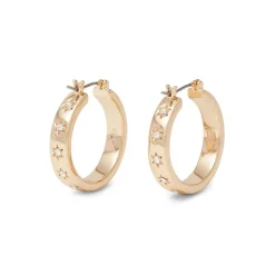 The Met Store Earrings*Star Hoop Earrings