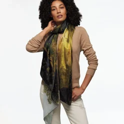 The Met Store Scarves & Wraps*Sublime Landscapes Durand Oversize Oblong Silk Scarf