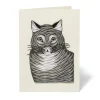 The Met Store Notecards & Correspondence*The Favorite Cat Quilled Card