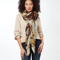 The Met Store Scarves & Wraps*Tiepolo Allegory of the Planets and Continents Oversize Unisex Oblong Silk Scarf