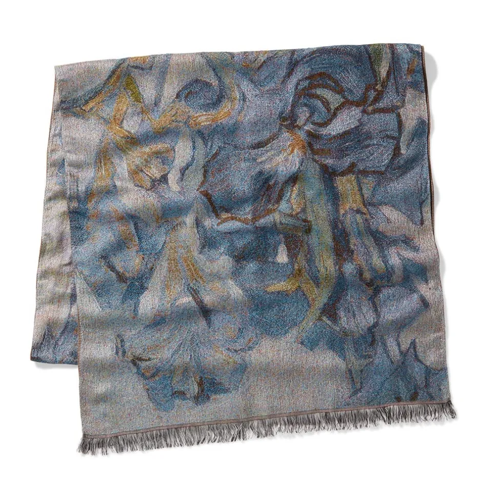 The Met Store Scarves & Wraps*Van Gogh Irises Wool-Blend Shawl