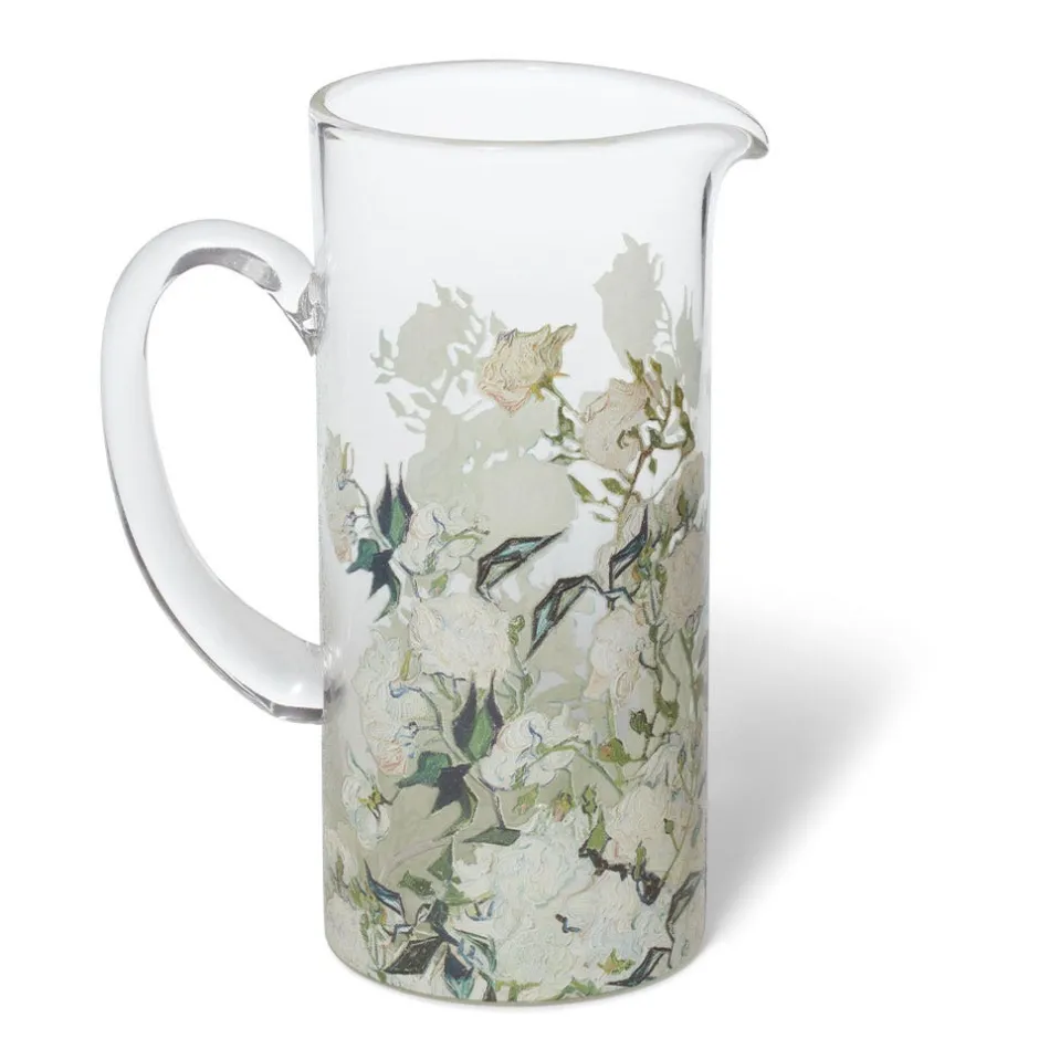 The Met Store Tableware*Van Gogh Roses Glass Pitcher