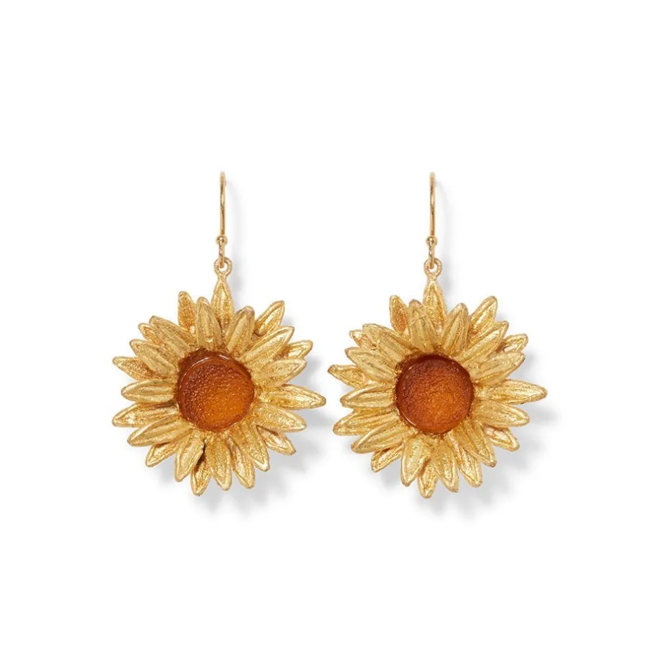 The Met Store Earrings*Van Gogh Sunflower Drop Earrings