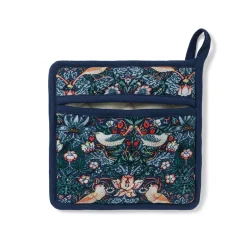 The Met Store Tableware*William Morris Strawberry Thief Pot Holder and Oven Mitt Set